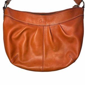 Coach Burnt Orange Large Leather Purse